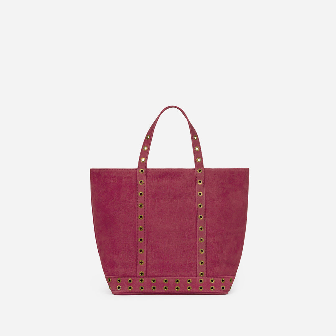 3 QTY NEW // BORDEAUX / Cabas M en Nubuck - BORDEAUX