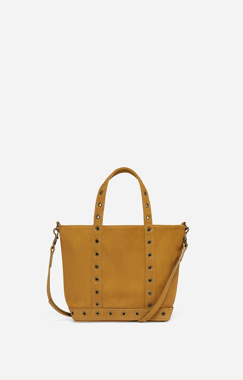 3 QTY NEW // MOUTARDE / Cabas S en Nubuck - MOUTARDE