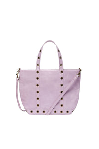 Cabas S en cuir - Parme