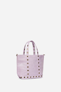 Cabas S en cuir - Parme