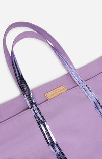 4 QTY NEW // CROCUS / Cabas L En Toile - CROCUS