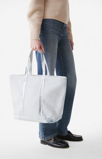 1 QTY NEW // CARAIBES / Cabas L En Toile - CARAIBES