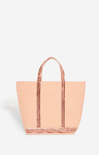 15 QTY NEW // CREME / Cabas M En Toile - CREME
