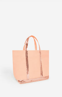 15 QTY NEW // CREME / Cabas M En Toile - CREME