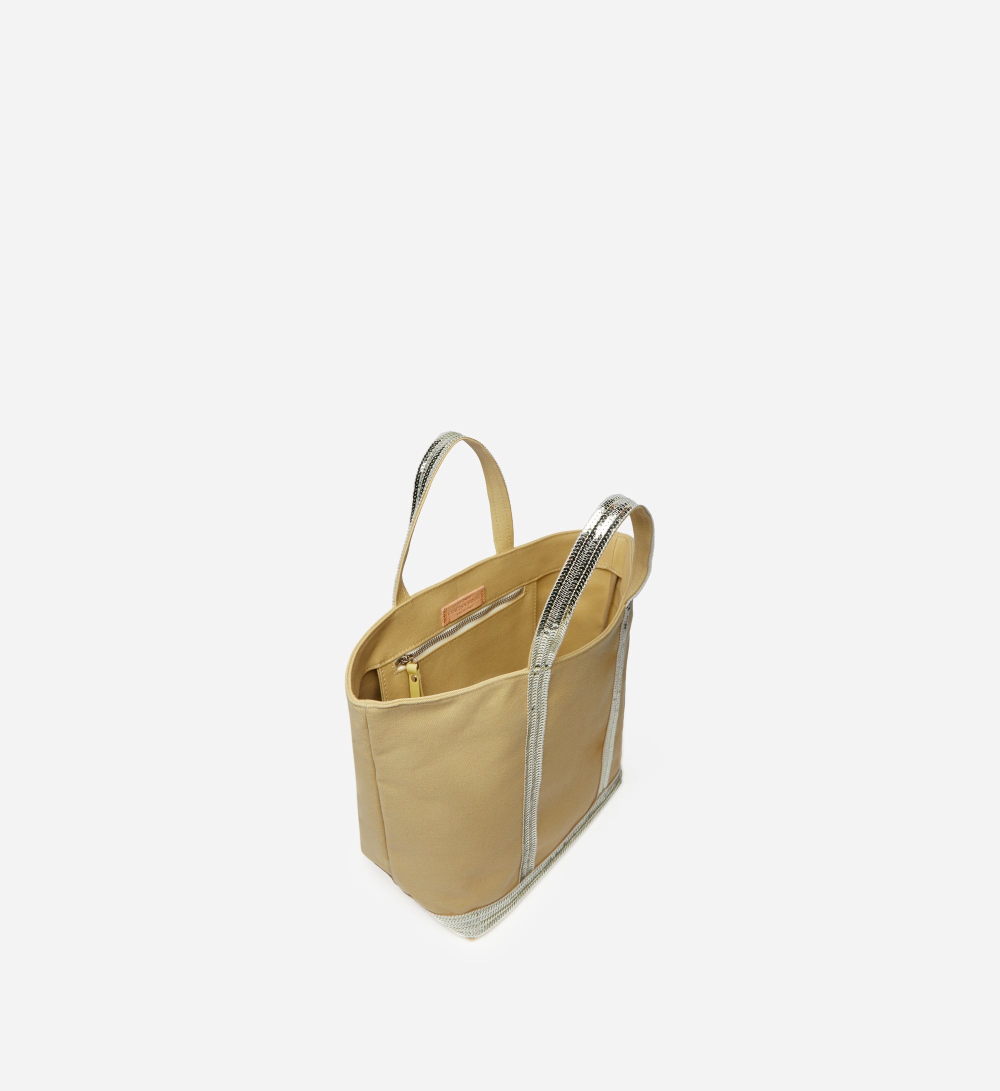 7 QTY NEW // ANIS / Cabas M En Toile - ANIS