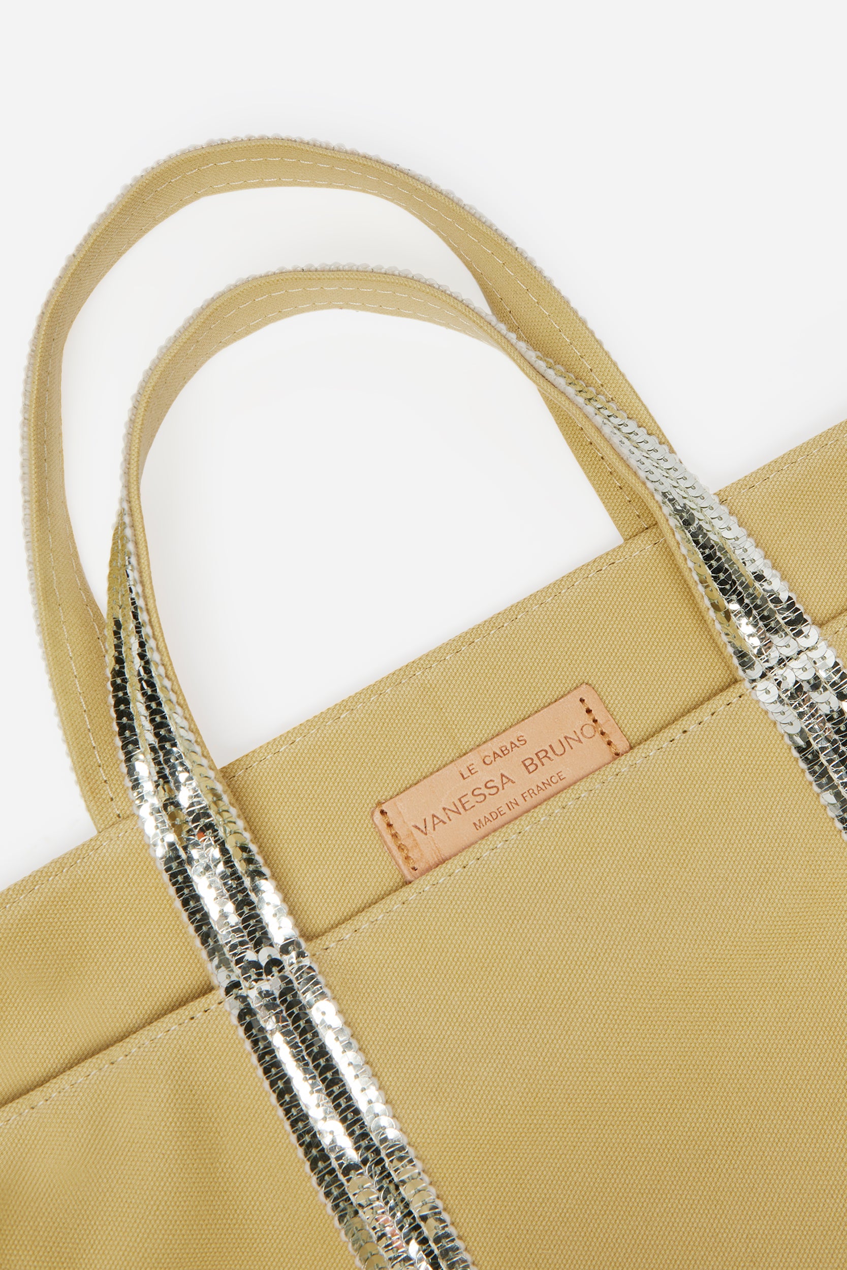 7 QTY NEW // ANIS / Cabas M En Toile - ANIS