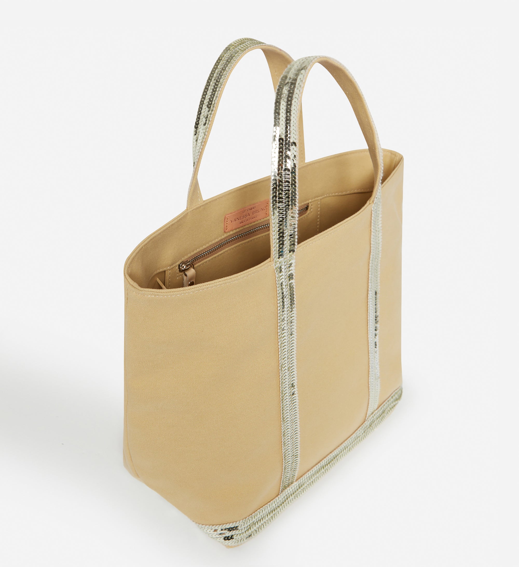 7 QTY NEW // ANIS / Cabas M En Toile - ANIS