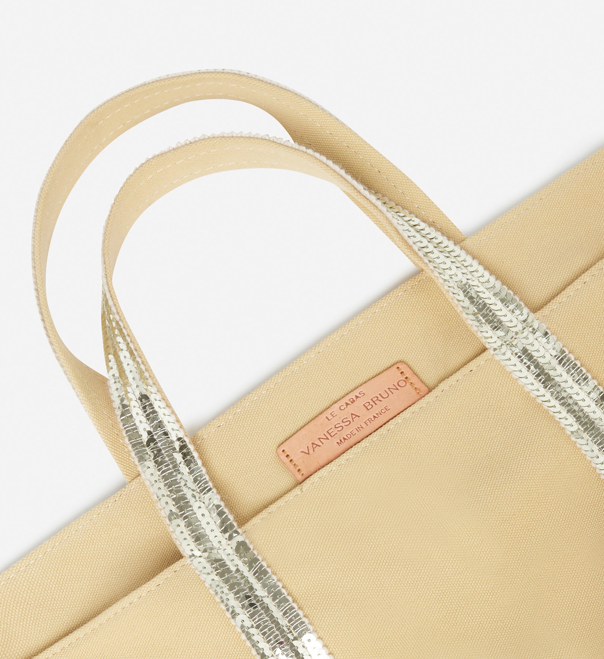 7 QTY NEW // ANIS / Cabas M En Toile - ANIS