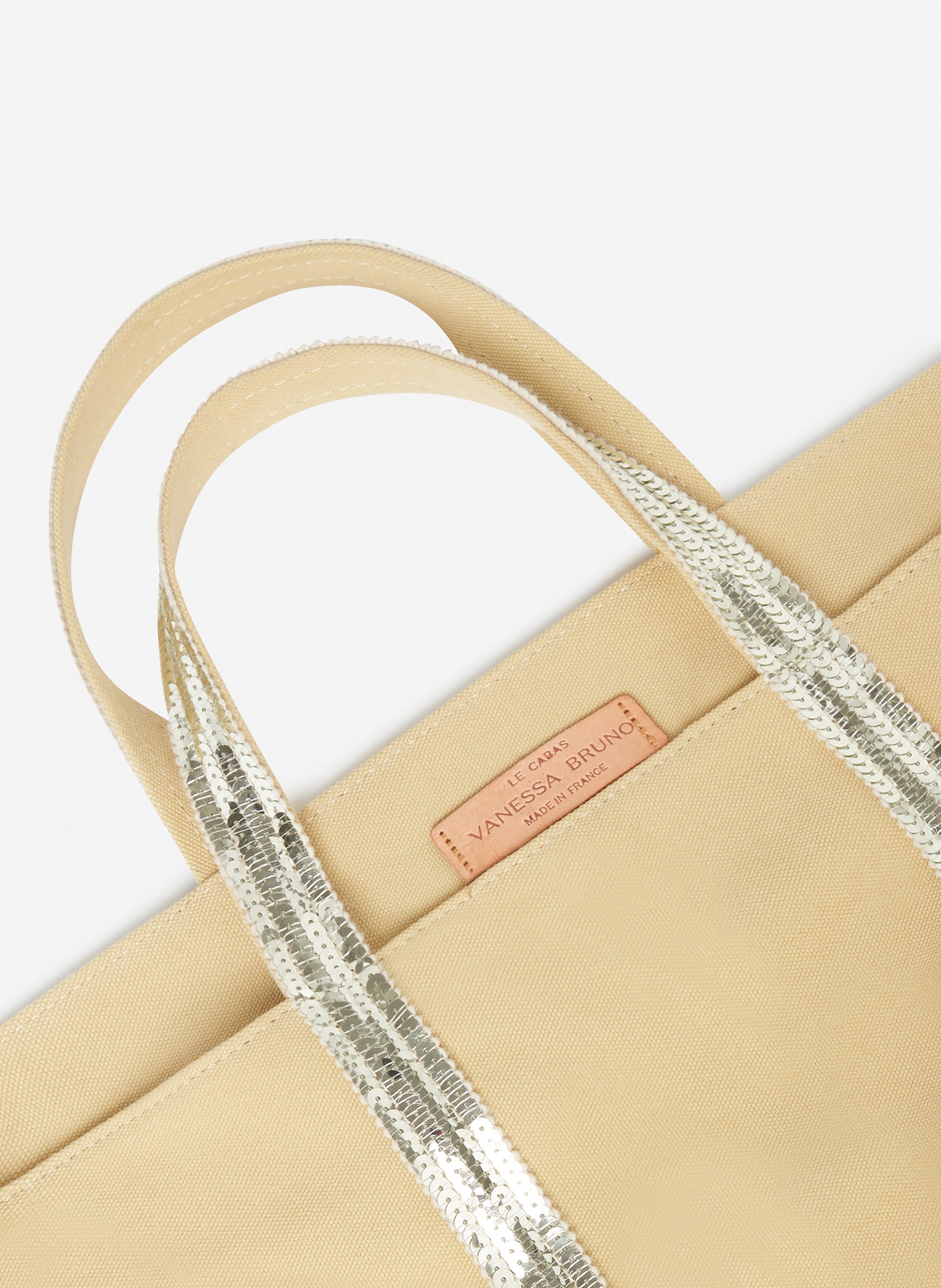7 QTY NEW // ANIS / Cabas M En Toile - ANIS