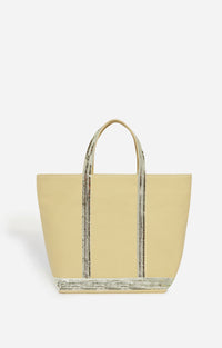 7 QTY NEW // ANIS / Cabas M En Toile - ANIS
