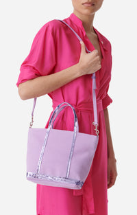 7 QTY NEW // CROCUS / Cabas S En Toile - CROCUS