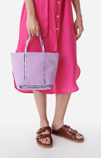 7 QTY NEW // CROCUS / Cabas S En Toile - CROCUS