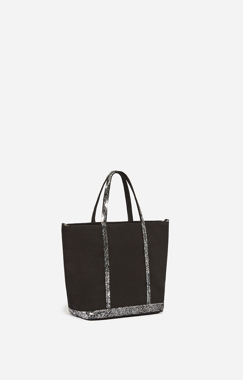 8 QTY NEW // NOIR/GLACIAL / Cabas S En Toile - NOIR/GLACIAL