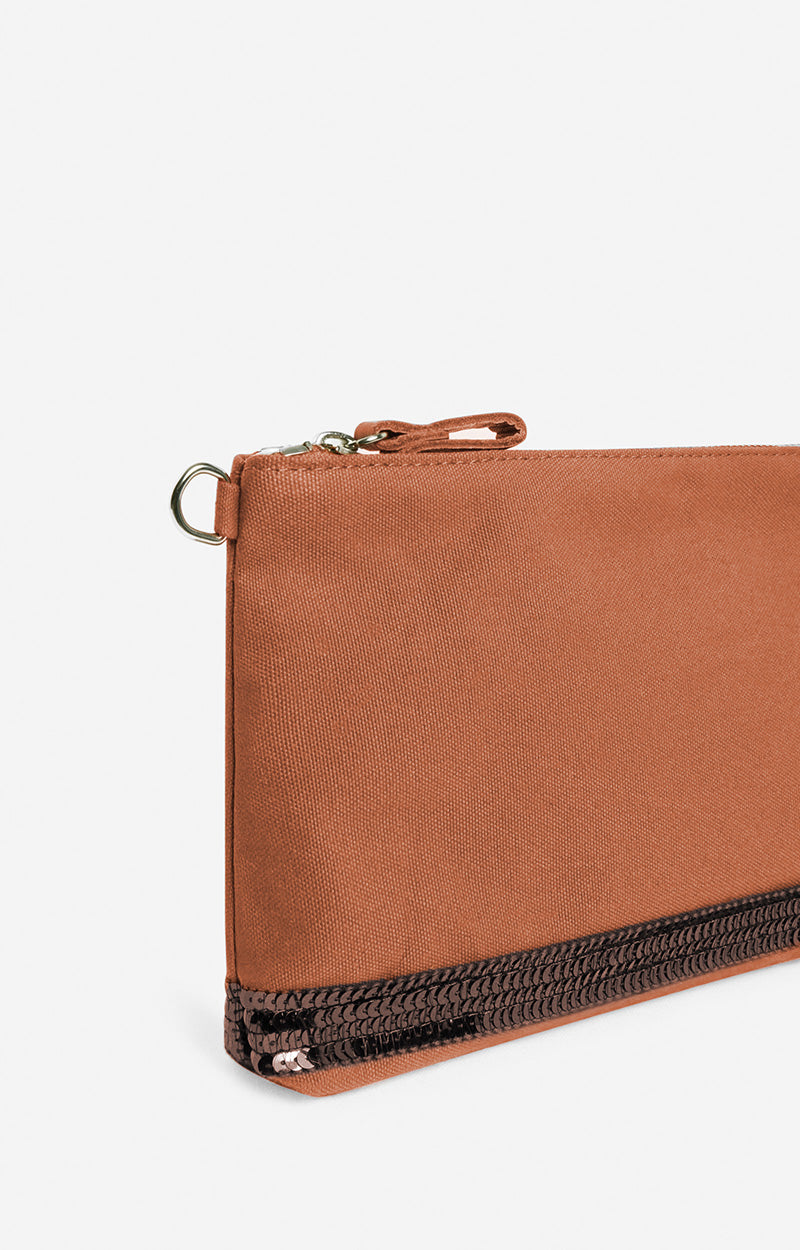 35 QTY NEW // BROWNIE / Pochette Zippée - BROWNIE