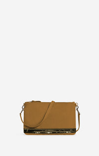 10 QTY NEW // BRONZE / Pochette Zippée - BRONZE