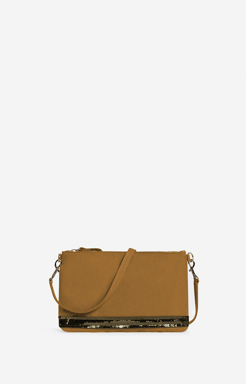 10 QTY NEW // BRONZE / Pochette Zippée - BRONZE