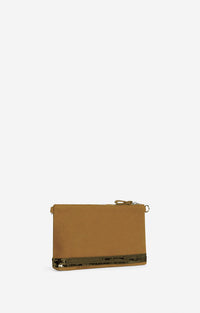 10 QTY NEW // BRONZE / Pochette Zippée - BRONZE