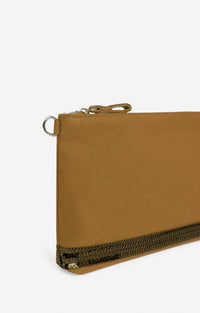 10 QTY NEW // BRONZE / Pochette Zippée - BRONZE