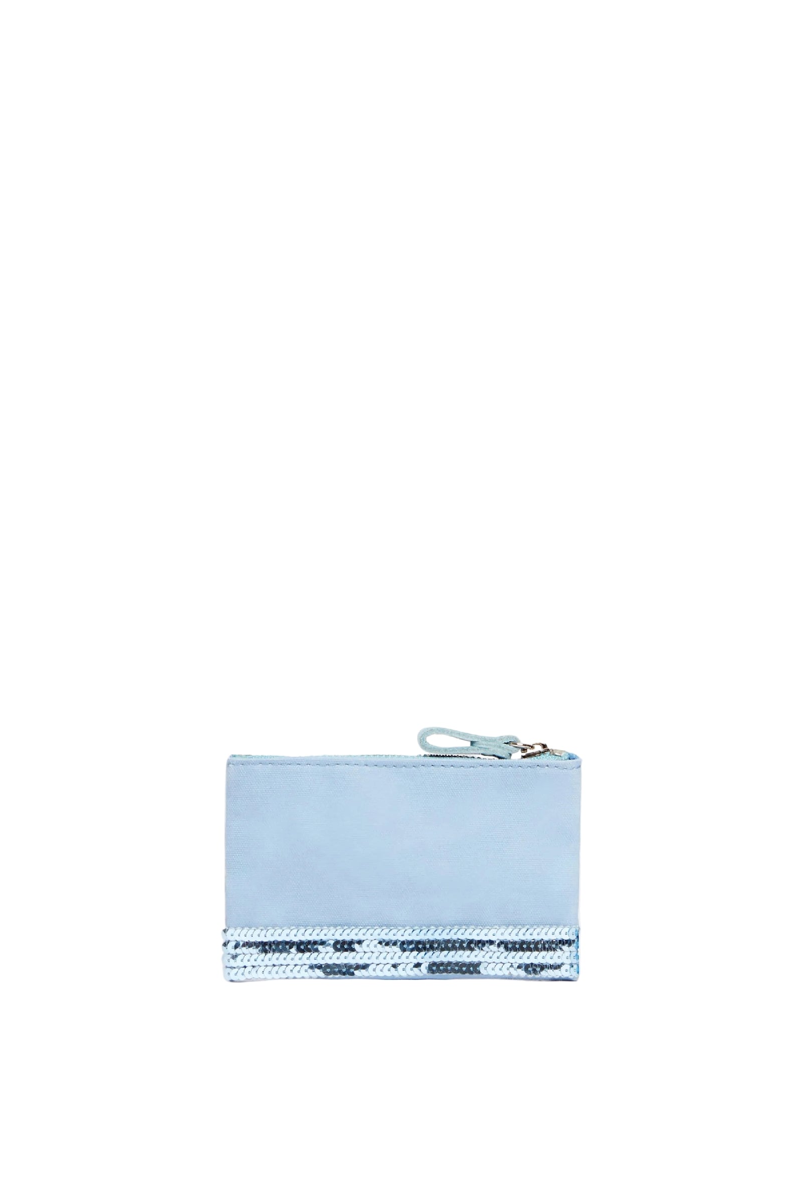 RECO : 20 // Pochette zippée en coton - Indigo Clair