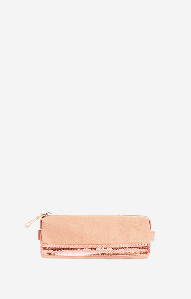 17 QTY NEW // CREME / Trousse Ecolier - CREME