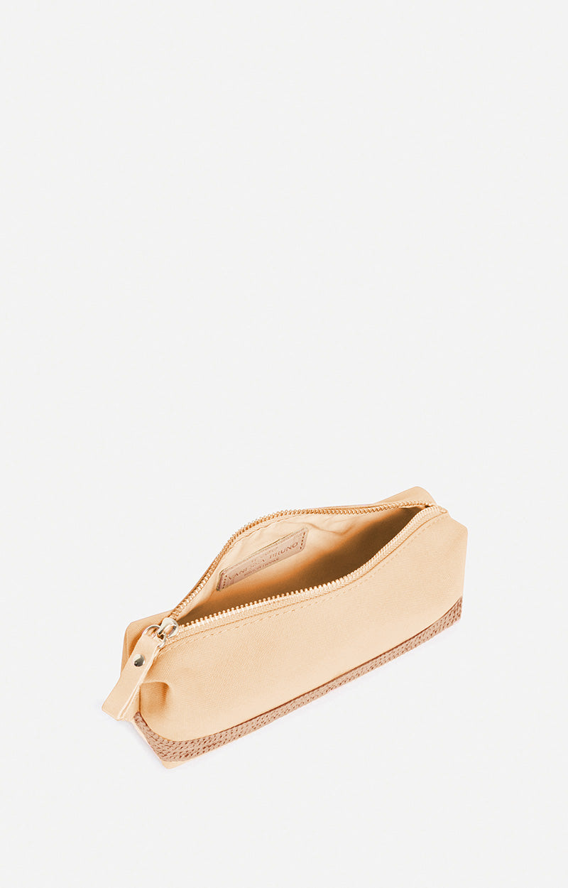 17 QTY NEW // CREME / Trousse Ecolier - CREME