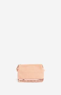 9 QTY NEW // CREME / Petite Trousse Zippée - CREME