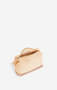 9 QTY NEW // CREME / Petite Trousse Zippée - CREME