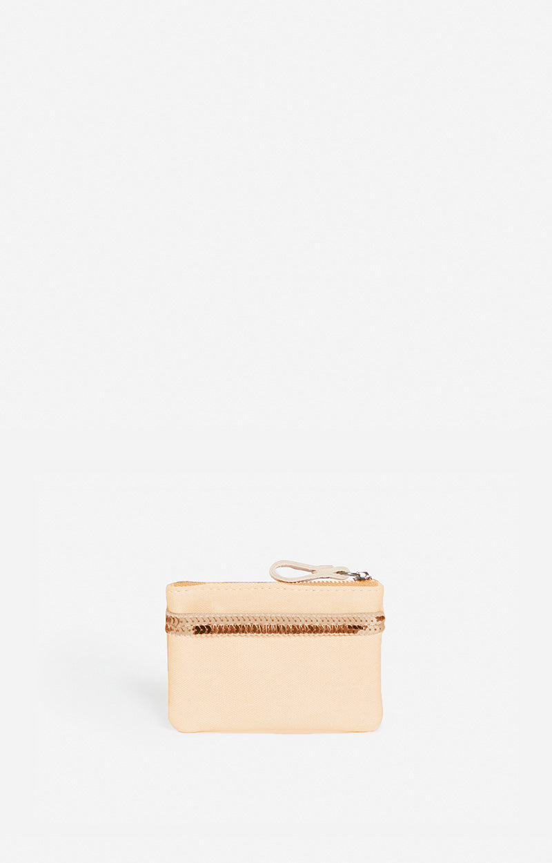 9 QTY NEW // CREME / Petit Porte-Monnaie - CREME