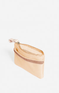9 QTY NEW // CREME / Petit Porte-Monnaie - CREME