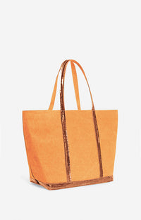 75 QTY NEW // MANGUE / Cabas L Zippé En Lin - MANGUE