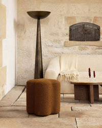 Pouf Ipsy - Marron Bouclette
