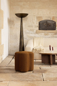 Pouf Ipsy - Marron Bouclette