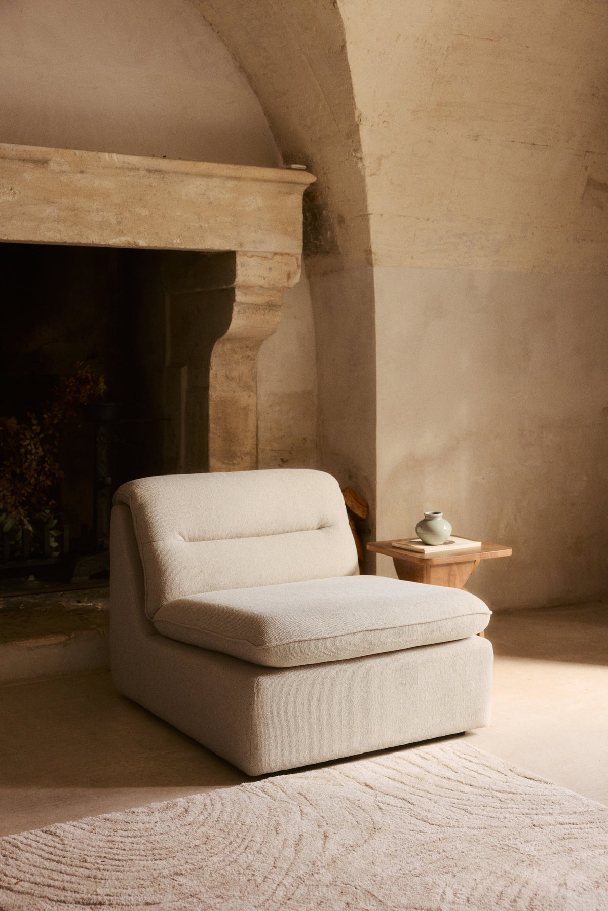 Fauteuil modulable Pulp - Beige Sahara