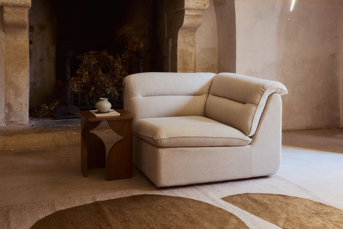 Fauteuil d'angle modulable  Pulp - Beige Sahara