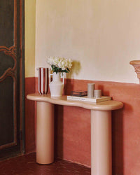 Console Onda en bois - Beige