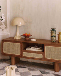 Meuble TV Oxford en bois - Bois naturel