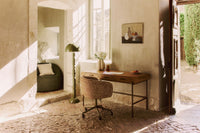 Chaise de bureau rotative Volta - Marron Pixel