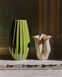 Vase Teresa en céramique - Vert