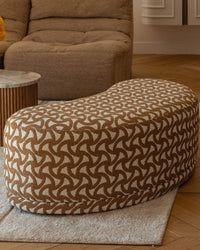 Banc Enzo à motifs - Marron