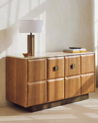 Buffet rangement Stamford - Travertin
