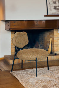Fauteuil Arty - Tweed Jaune Miami