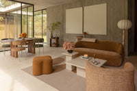 Table d'appoint Artemis - Effet Travertin