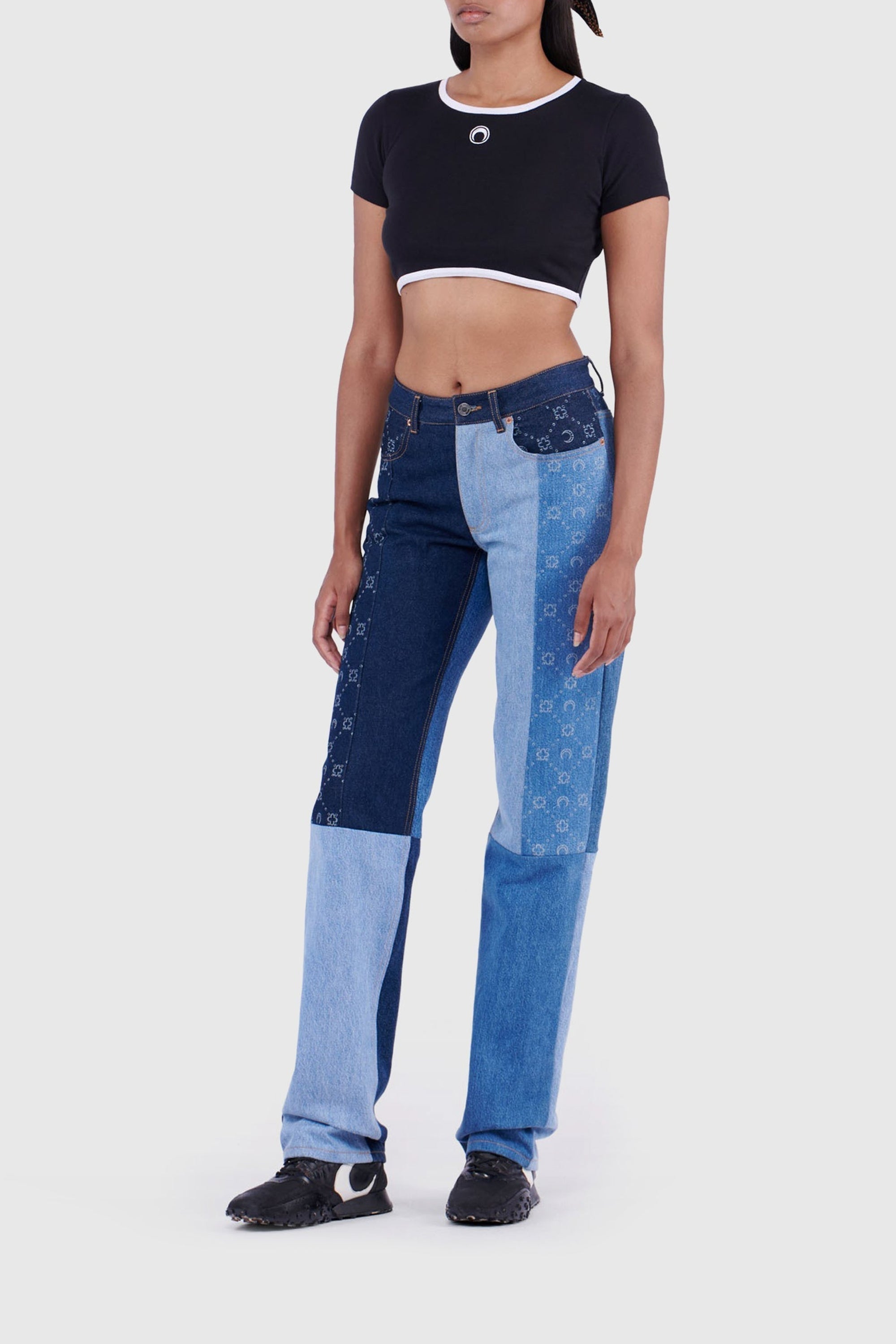 PRIX MARQUE : 250€_Medium Dark Blue Moono Pantalon - Medium Dark Blue Moono