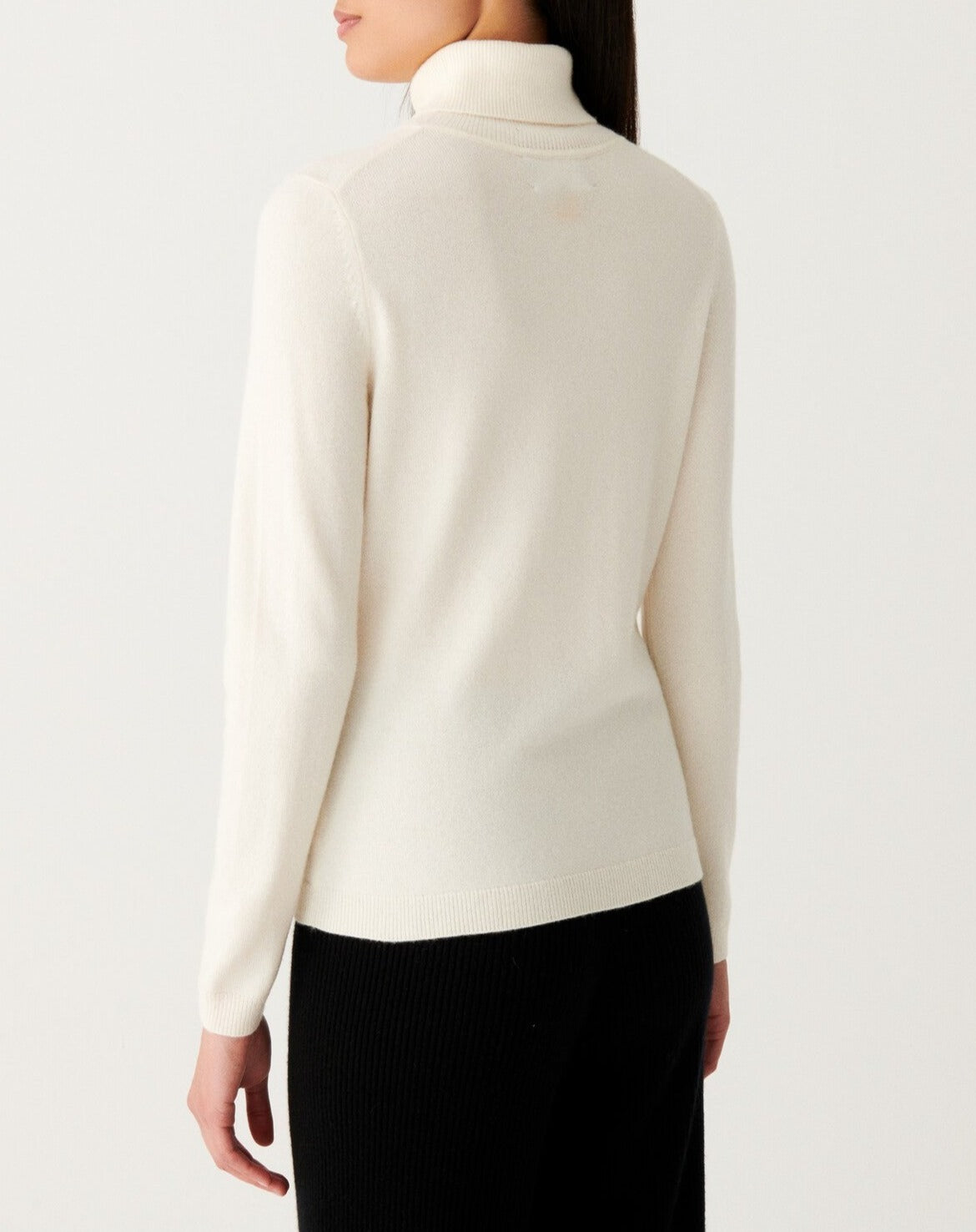 Slim-fit cashmere turtleneck jumper - Anthracite