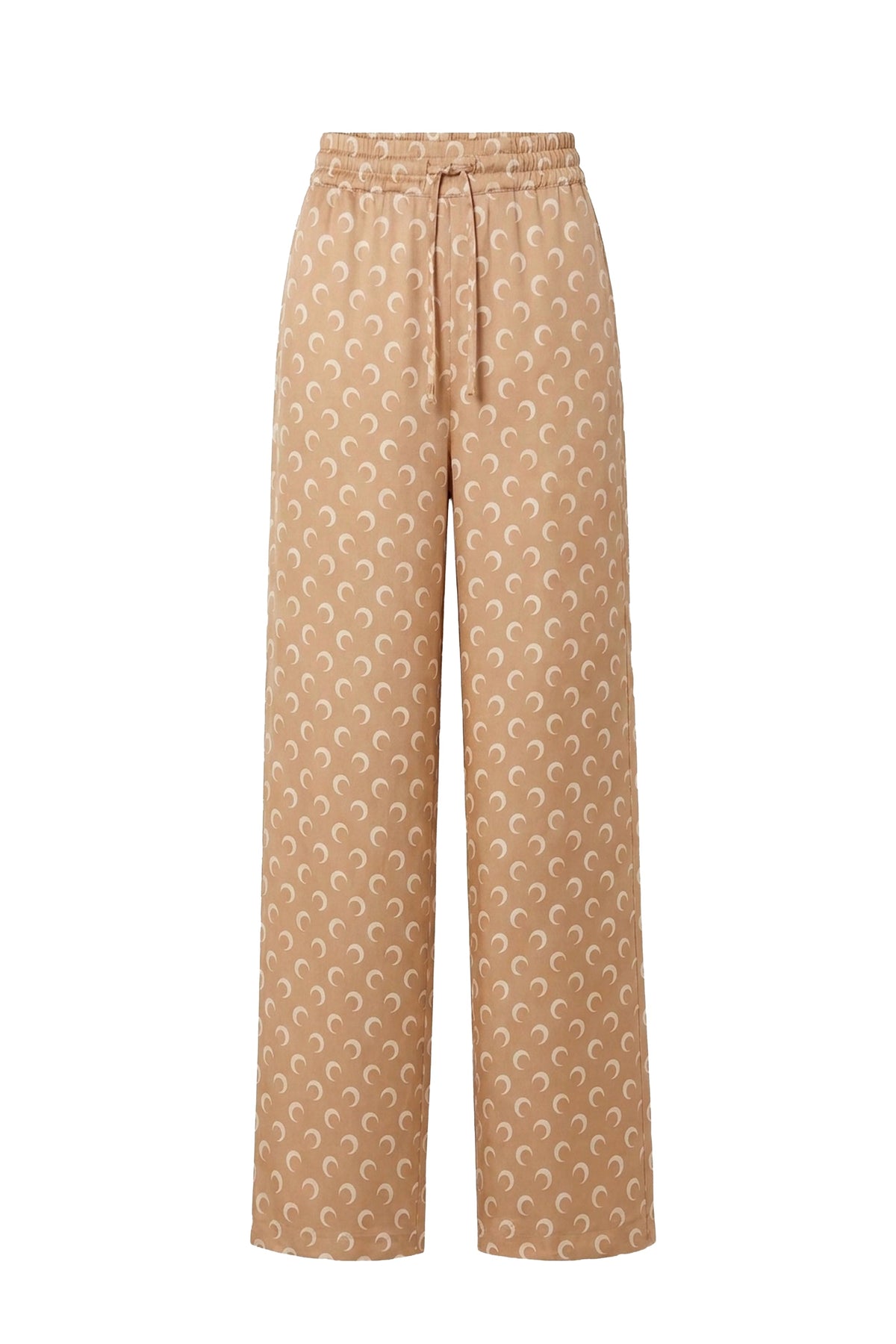 Pantalon Moon en satin - Dark Camel