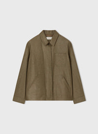 GREEN ELEVATED WORKWEAR OVERSHIRT