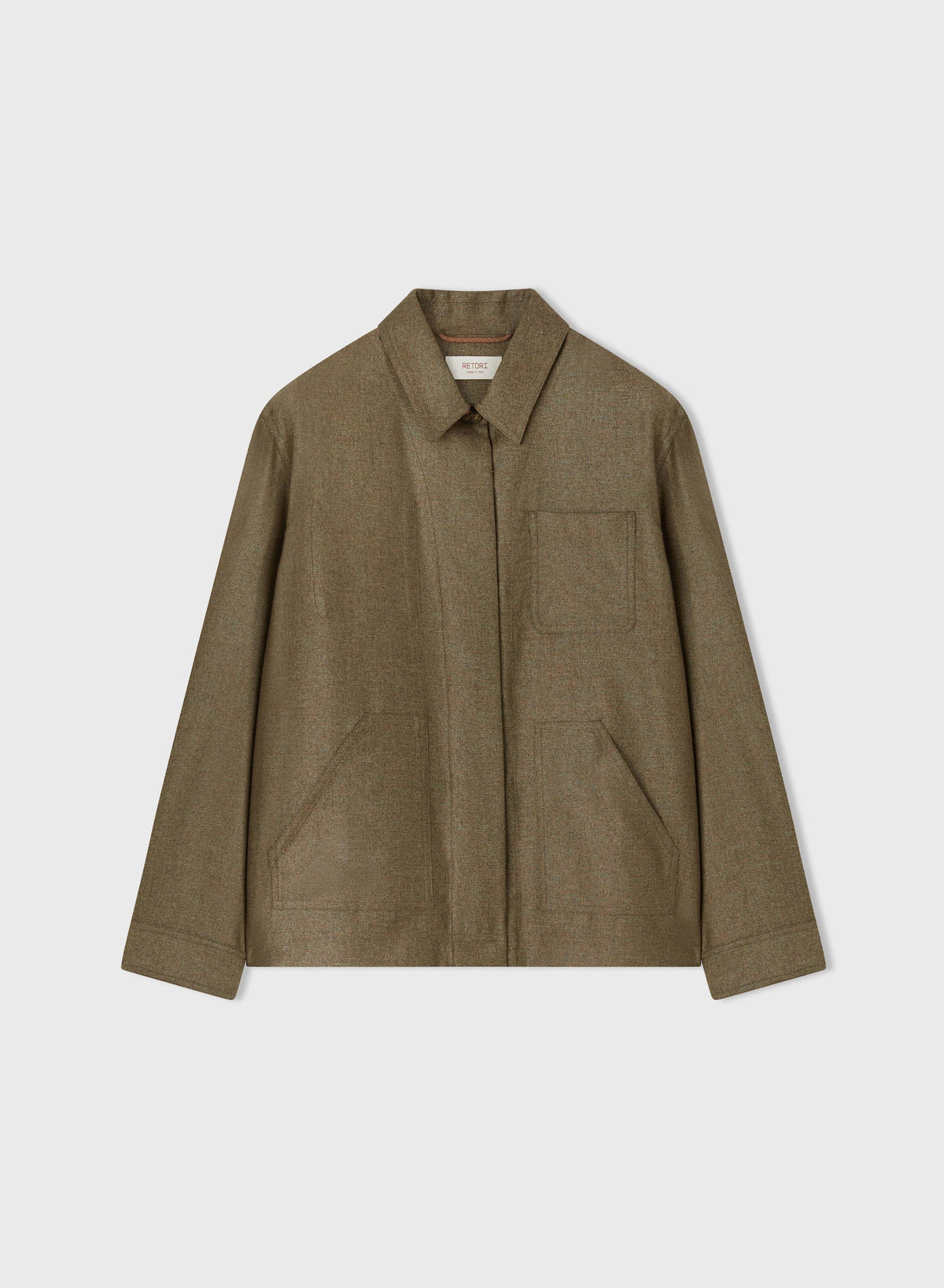 GREEN ELEVATED WORKWEAR OVERSHIRT