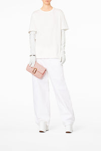 Sac The Shoulder Bag en cuir matelassé - Rose