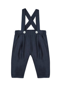 Baby Ceremonie linen trousers - Navy