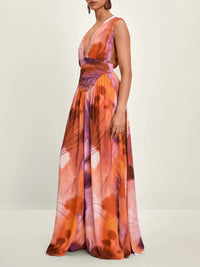 Nitiwa printed flared jumpsuit - Dandi Print